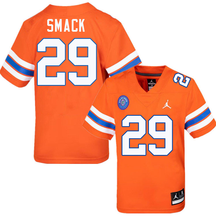 #29 Trey Smack Gators Jersey,Florida Gators College Football Jerseys Stitched-Throwback Orange
